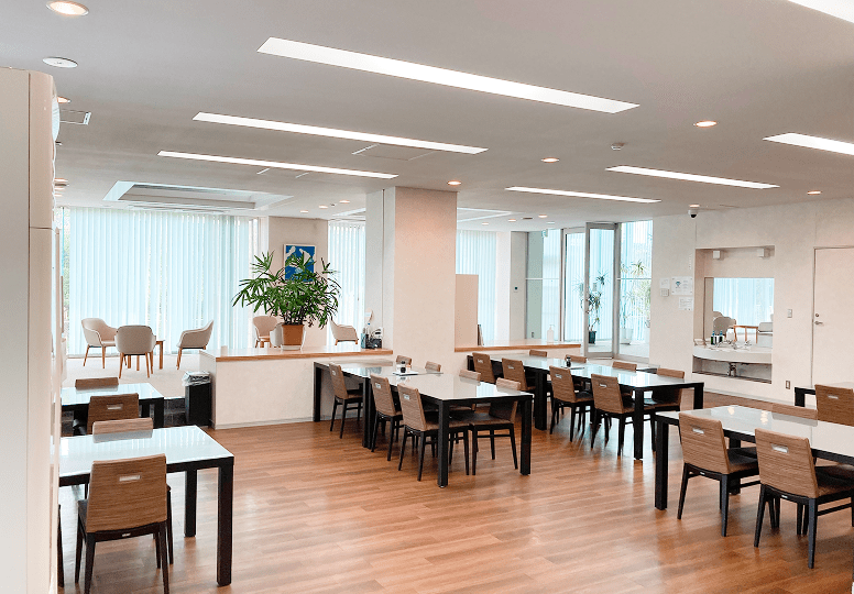 独身寮（食堂）の写真